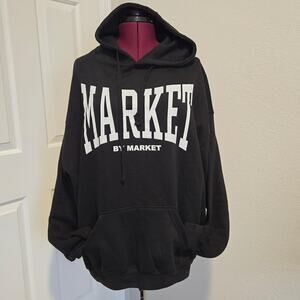 Market Studios Market By Market Black Hoodie XXL NWT